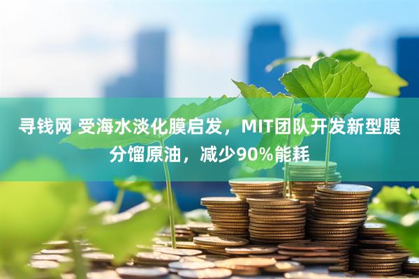 寻钱网 受海水淡化膜启发，MIT团队开发新型膜分馏原油，减少90%能耗