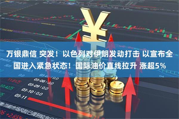 万银鼎信 突发！以色列对伊朗发动打击 以宣布全国进入紧急状态！国际油价直线拉升 涨超5%